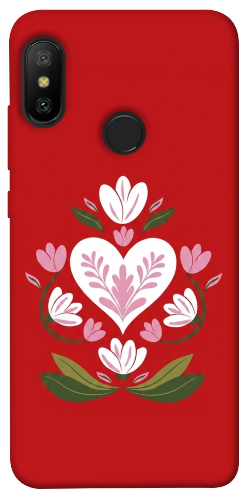 Чехол Квітуче серце для Xiaomi Redmi 6 Pro