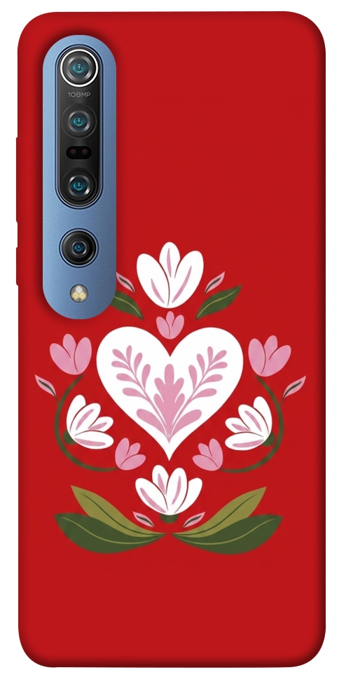 Чехол Квітуче серце для Xiaomi Mi 10