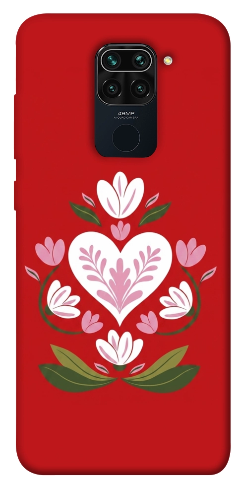 Чехол Квітуче серце для Xiaomi Redmi 10X