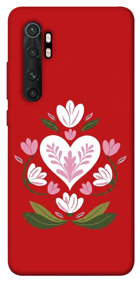 Чехол Квітуче серце для Xiaomi Mi Note 10 Lite