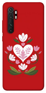 Чехол Квітуче серце для Xiaomi Mi Note 10 Lite