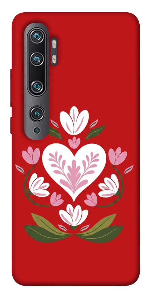 Чохол Квітуче серце для Xiaomi Mi Note 10