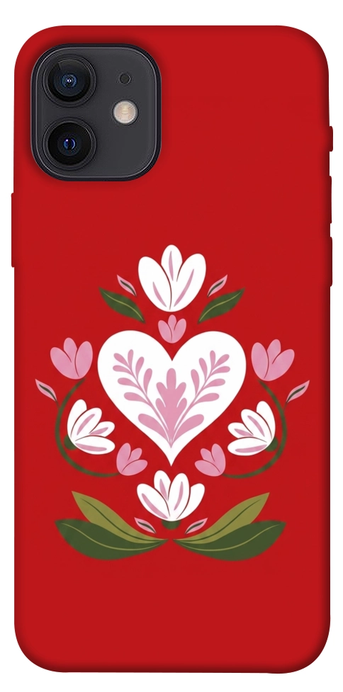 Чохол Квітуче серце для iPhone 12