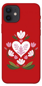 Чохол Квітуче серце для iPhone 12