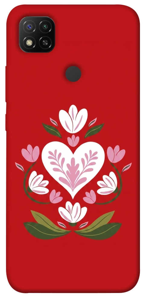Чохол Квітуче серце для Xiaomi Redmi 9C
