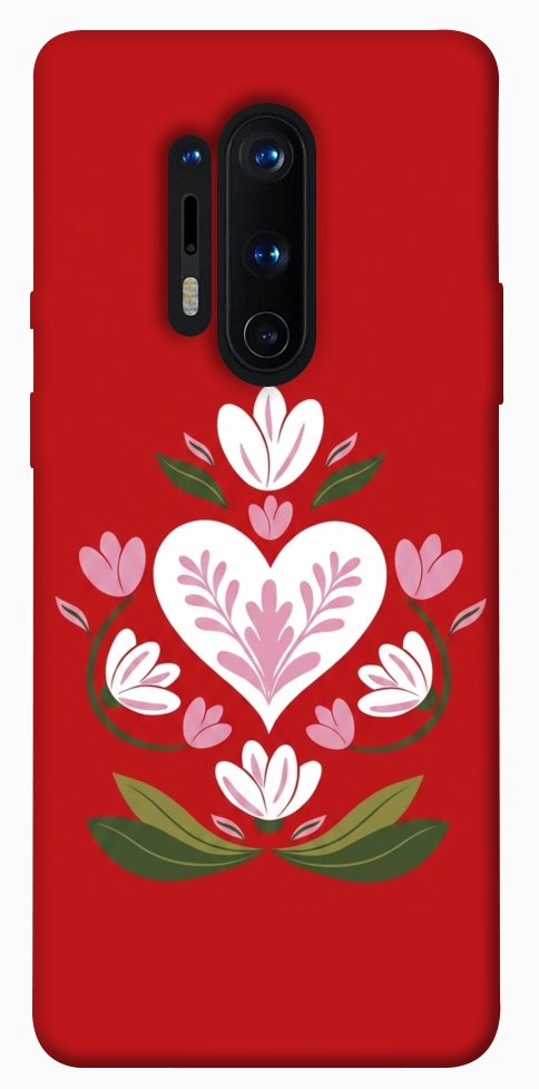 Чехол Квітуче серце для OnePlus 8 Pro