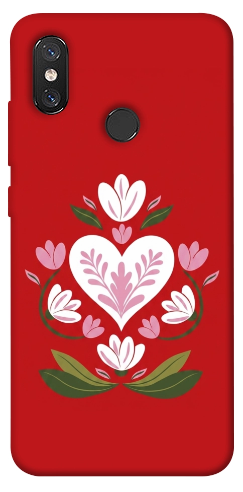 Чехол Квітуче серце для Xiaomi Mi 8