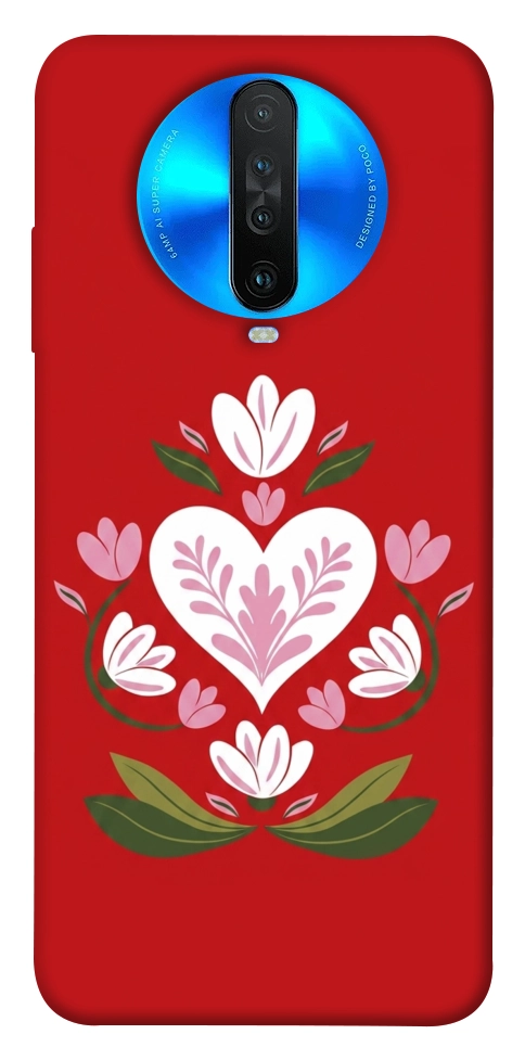 Чехол Квітуче серце для Xiaomi Redmi K30