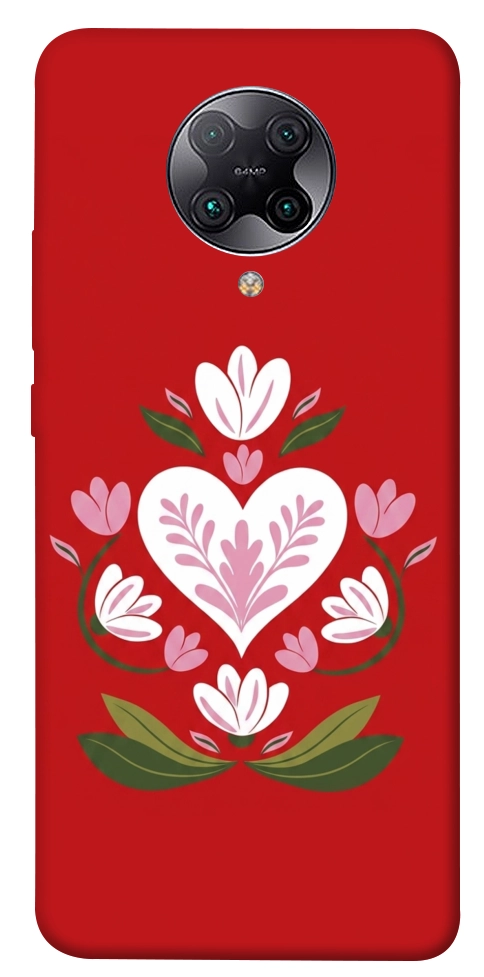 Чехол Квітуче серце для Xiaomi Redmi K30 Pro