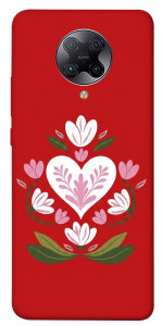 Чехол Квітуче серце для Xiaomi Poco F2 Pro