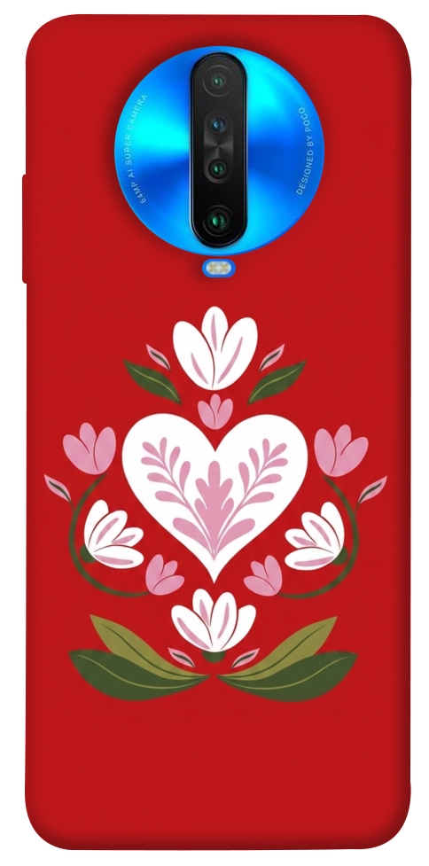 Чохол Квітуче серце для Xiaomi Poco X2