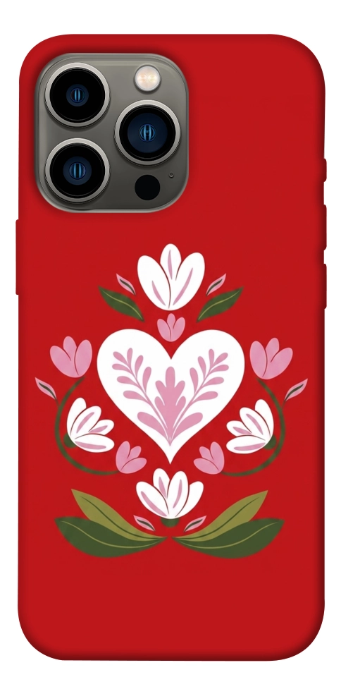Чехол Квітуче серце для iPhone 13 Pro