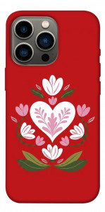Чехол Квітуче серце для iPhone 13 Pro