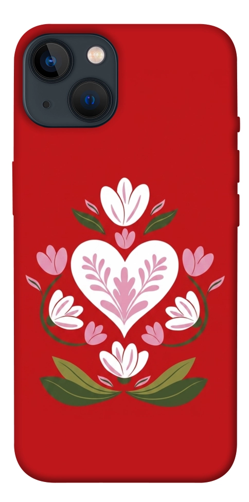Чехол Квітуче серце для iPhone 13