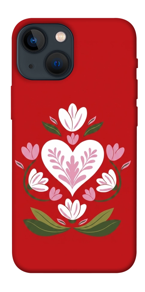Чехол Квітуче серце для iPhone 13 mini