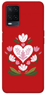 Чехол Квітуче серце для Oppo A54 4G