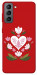 Чехол Квітуче серце для Galaxy S21 FE