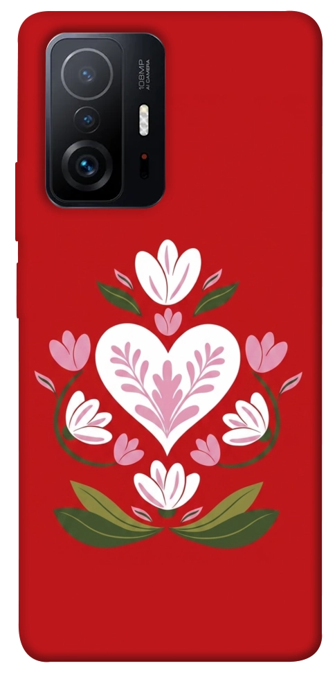 Чохол Квітуче серце для Xiaomi 11T