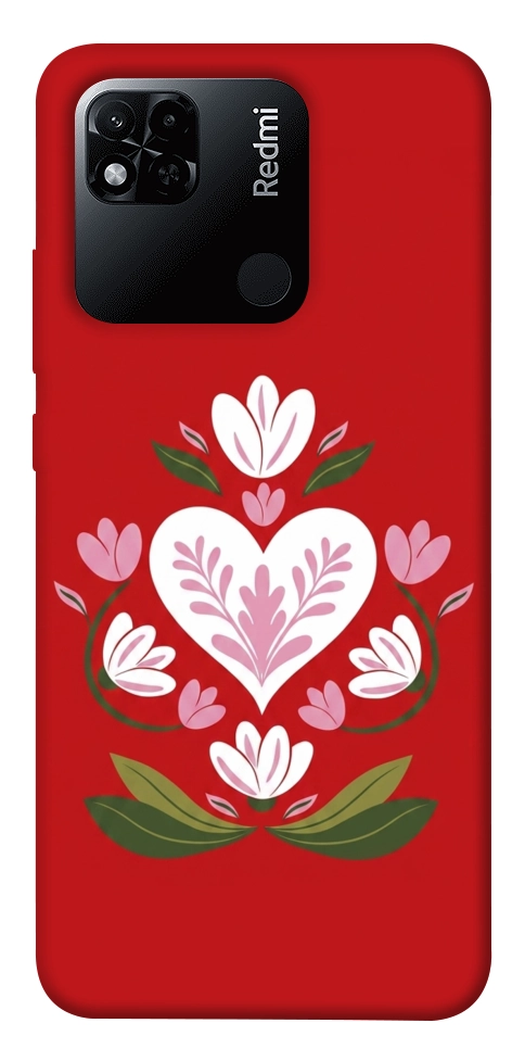 Чохол Квітуче серце для Xiaomi Redmi 10A