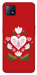 Чохол Квітуче серце для Oppo A73 5G