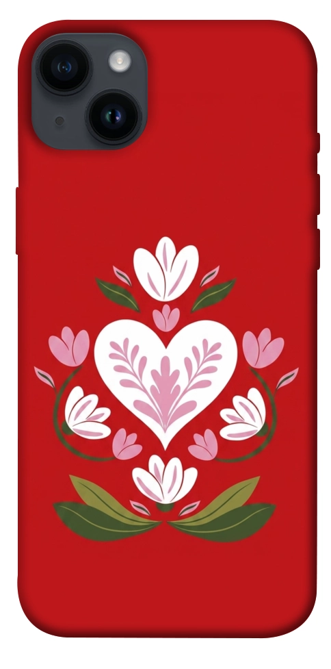 Чехол Квітуче серце для iPhone 14 Plus