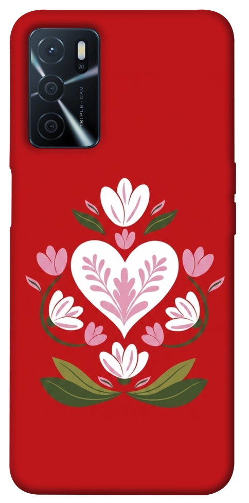 Чехол Квітуче серце для Oppo A54s