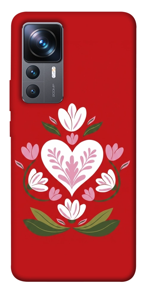 Чехол Квітуче серце для Xiaomi 12T