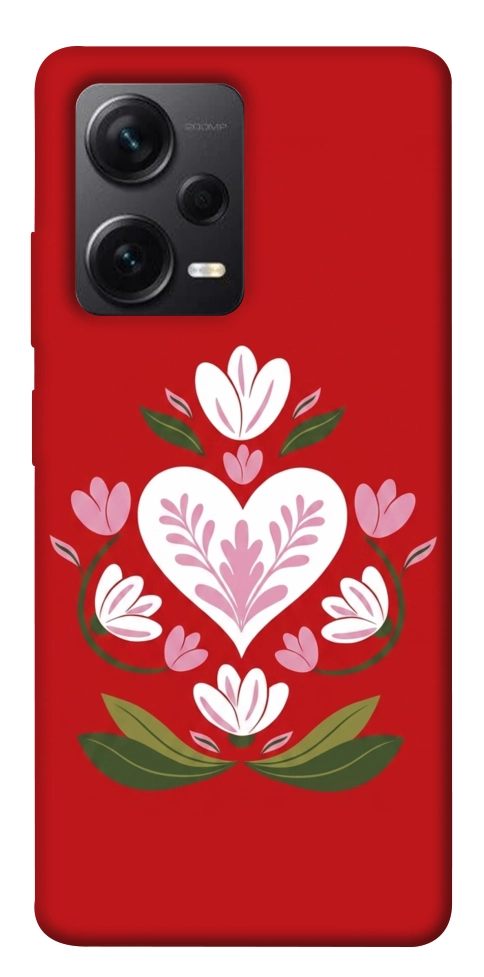 Чохол Квітуче серце для Xiaomi Redmi Note 12 Pro 5G