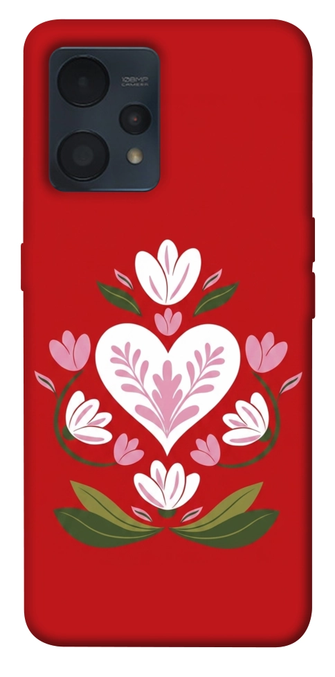 Чехол Квітуче серце для Realme 9 Pro+