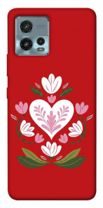Чохол Квітуче серце для Motorola Moto G72