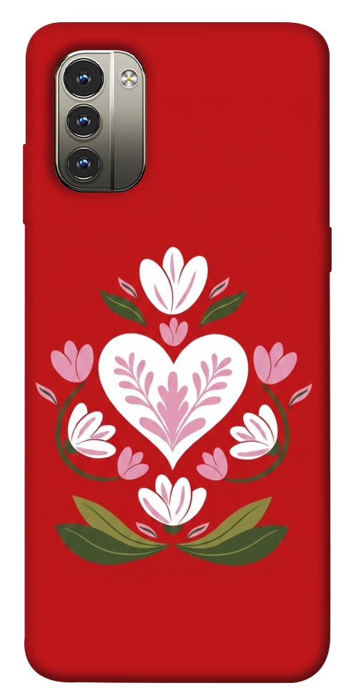 Чехол Квітуче серце для Nokia G11