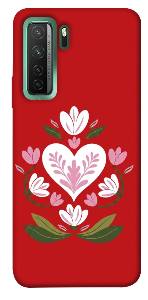 Чохол Квітуче серце для Huawei nova 7 SE