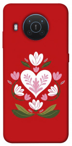 Чехол Квітуче серце для Nokia X20