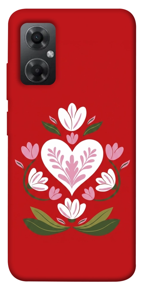 Чехол Квітуче серце для Xiaomi Redmi Note 11R