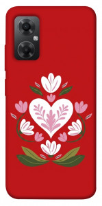 Чехол Квітуче серце для Xiaomi Redmi Note 11R