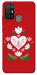 Чехол Квітуче серце для ZTE Blade A52