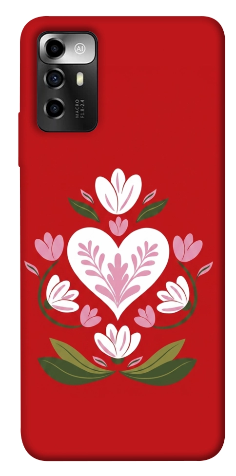 Чохол Квітуче серце для ZTE Blade V40 Vita