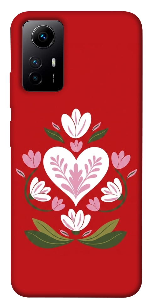 Чохол Квітуче серце для Xiaomi Redmi Note 12S