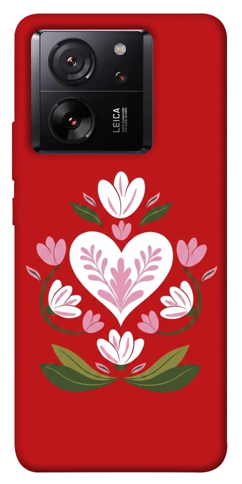 Чехол Квітуче серце для Xiaomi 13T Pro