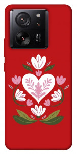 Чехол Квітуче серце для Xiaomi 13T Pro
