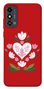 Чохол Квітуче серце для ZTE Blade A53
