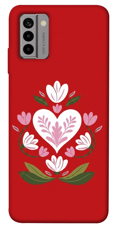 Чехол Квітуче серце для Nokia G22