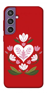 Чехол Квітуче серце для Galaxy S23 FE