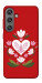Чехол Квітуче серце для Galaxy S24+