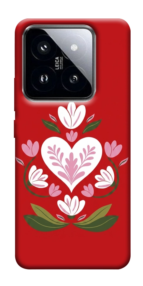Чохол Квітуче серце для Xiaomi 14 Pro