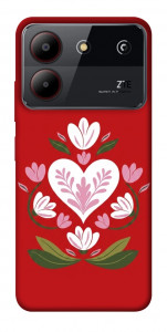 Чохол Квітуче серце для ZTE Blade A54 4G