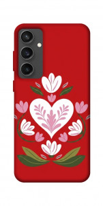 Чохол Квітуче серце для Galaxy S24 FE