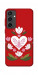 Чехол Квітуче серце для Galaxy S24 FE