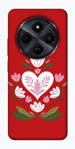 Чехол Квітуче серце для Xiaomi Redmi 14C