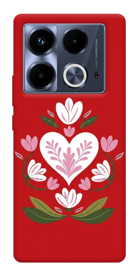 Чохол Квітуче серце для Infinix Note 40 4G